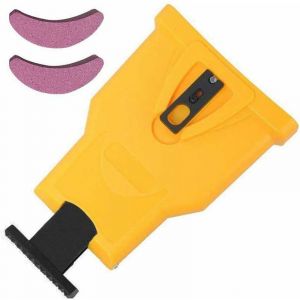 Kit d'aff&ucirc;tage pour tron&ccedil;onneuse, aff&ucirc;teur de cha&icirc;ne avec 2 pierres &agrave; aiguiser, aff&ucirc;teur pour tron&ccedil;onneuses &agrave; deux trous de 14/16/18/20 pouces