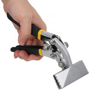 Linghhang - 1 Pcs Outils de T&ocirc;lerie Pinces 3.15in incurv&eacute; &agrave; Cintrer Les T&ocirc;les Pince &agrave; Sertir Manuelle &agrave; T&ocirc;le Poign&eacute;e Antid&eacute;rapante Pince &agrave; Sertir