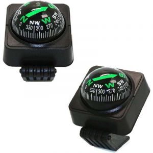 KZQ - Boussole de haute précision pour voiture, bateau, boussole, mini voiture, portable, numérique, boussole de voiture, boussole autocollante
