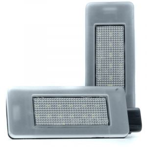 Éclairage de plaque d'immatriculation à LED 6000 K blanc froid 12 V CANBUS pour Peugeot 207CC, 308 MK2, 2008, 208, Citroën C5 III RD