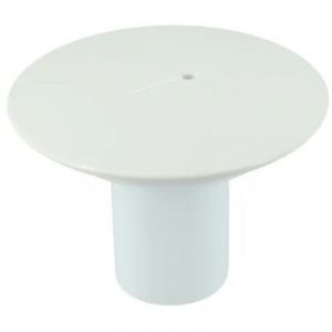 Tube plongeur + capot blanc diam&egrave;tre 115mm pour bonde de douche NICOLL