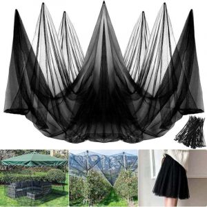 Tissu moustiquaire, Filet Anti Insecte,Toile Moustiquaire -Filet Anti Moustique de Contre Insectes et Oiseaux pour Balcons Parasol Jardins Tonnelle