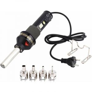 Pistolet &agrave; air chaud &agrave; chaleur &eacute;lectronique r&eacute;glable LCD 220V 450W Station de soudage &agrave; dessouder IC SMD BGA