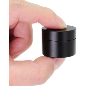 Pilulier journalier portable, pilulier rond robuste en alliage d'aluminium, pilulier de voyage &eacute;tanche, pochette &agrave; pilules/&eacute;tui &agrave; vitamines de poche.