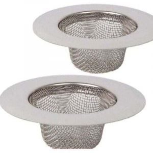 Dpzo - 2 pi&egrave;ces en Acier Inoxydable Tamis,Mini Tamis d'&eacute;vier,Filtre de Filtre de Drain d'&eacute;vier d'acier Inoxydable,Tamis filtrant,Filtre pour &eacute;vier de