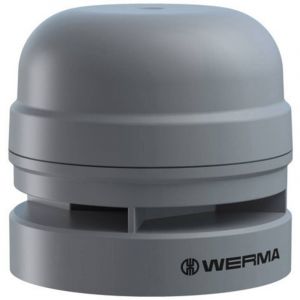 Werma Signaltechnik - Sirène 161.700.70 Midi Sounder 12/24VAC/DC gy tonalité multiple 12 v, 24 v 110 dB