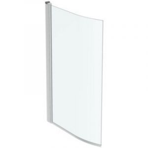 Ideal Standard - Pare bain asymétrique courbé Connect Air profilé chromé