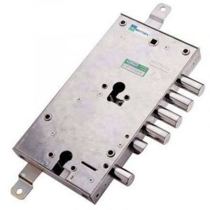 Mottura Serrure Porte Blind&eacute;e &Agrave; Double Cylindre &Agrave; Triple Verrouillage -85.595/28sx