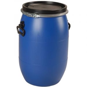 Fut / Bidon 60 litres bleu à ouverture totale