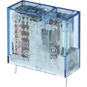 40.51.7.024.5000 Relais pour circuits imprim&eacute;s 24 v/dc 10 a 1 inverseur (rt) 1 pc(s) Y521663 - Finder