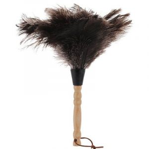 Plumeau plumeau statique lavable &agrave; la main dinde plumeau plumeau avec long manche en bois aspirateur granules doux plume &eacute;paisse