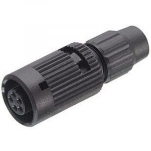 99-0976-100-03 Cosse cylindrique m&acirc;le femelle, droit Nombre total de p&ocirc;les: 3 S&eacute;rie (connecteur rond): 710 1 pc(s) D26406 - Binder