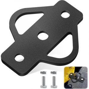 Adaptateur d'attelage de remorque &agrave; 3 Voies, Boule Attelage Tracteur Tondeuse,Support d'attelage en Acier avec Boulon,(D'attelage de Remorque Trois