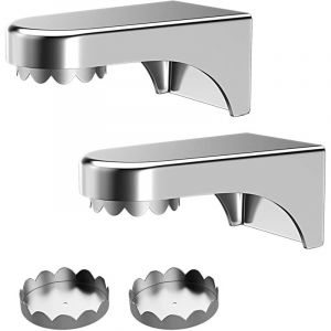 Ersandy - Lot de 2 porte-savon en plastique avec aimant magn&eacute;tique 3 m, porte-savon &agrave; suspendre au mur, facile &agrave; utiliser pour salle de bain, &eacute;vier