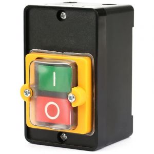 Interrupteur &agrave; bouton AC220V/380V interrupteur &agrave; bouton de commande d'alimentation &eacute;tanche avec interrupteur &agrave; coque bouton de commande avec