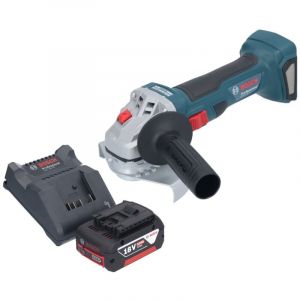 Bosch gws 18V-7 Professional Meuleuse angulaire sans fil 18 v 125 mm Brushless + 1x batterie 5,0 Ah + chargeur