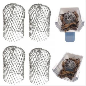 Filtres de Gouttière en Aluminium Grille Protection Gouttiere Protège-gouttières en Métal Protection Gouttiere Feuilles pour Maison, Avant-toit,