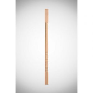 Levigne - Balustre Tournée En Bois Massif Pour Balustrade Longueur Hêtre Cm