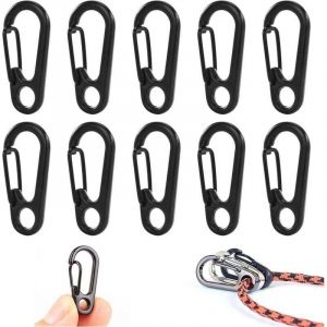 10pcs Mini Mousqueton,Mini Mousqueton Porte Cl&eacute;,Mousqueton Escalade,31.5mm
