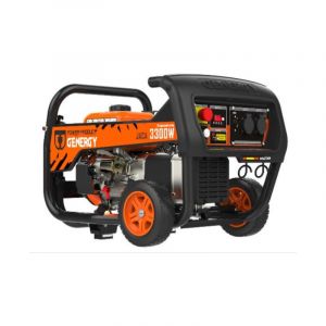 Groupe &eacute;lectrog&egrave;ne JACA 3300W monophas&eacute;, d&eacute;marreur &eacute;lectrique