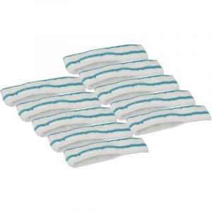 vhbw 10x Housses de rechange compatible avec Leifheit Window Washer M nettoyeur de fenêtres, raclette à fenêtres