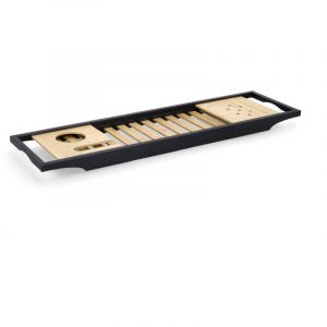 Zeller - tag&egrave;re en bambou pour baignoire, 70 x 20 x 3,5 cm