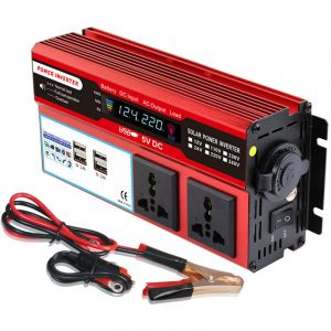 Applicable Convertisseur Onduleur 500 w pour Camping-Car Transformateur DC 12V vers AC 220V 230V avec 4 Prises USB UE Et Affichage LED Onduleur