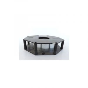 Feuillard acier galva bobine de 5m Largeur 40mm Ep 6/10e avec derouleur pour fixation antenne Evicom FFE0605