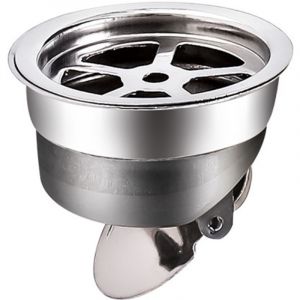 Bouchon anti-odeur court avec clapet anti-retour, pour siphon de douche, salle de bain/cuisine, 1 pi&egrave;ce