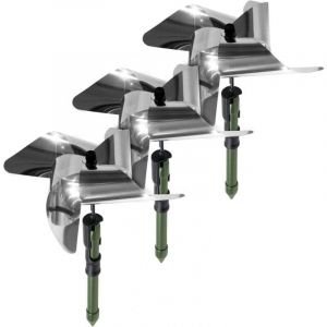 Moulin &agrave; Vent R&eacute;pulsif Oiseaux Effaroucheur Anti Pigeons Corbeaux H&eacute;rons Effet R&eacute;fl&eacute;chissant Rotation