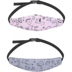 2pcs Cale tete Enfant Voiture,Maintien Tete Enfant Voiture,Cale-t&ecirc;tes pour Si&egrave;ges Auto,Appui-T&ecirc;te Enfant pour Voyage en Voiture,Bandeau Voiture
