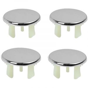Couvercle de Trop-Plein pour Lavabo,4 Pcs Trop Pleins pour Robinets,Bouchon Trop Plein Lavabo,Cache Trou Evier pour Lavabo,Salle de Bain,Cuisine