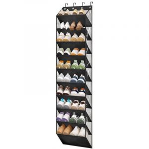 10 &eacute;tages Poches Porte-Chaussures Suspendu,42180CM,Poche de Rangement Suspendue,au-Dessus de la Porte,Armoire Murale,Organisateur suspendu,Grandes