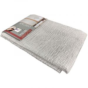 Paire de rideaux en verre moderne de 45 ou 70 ou 90 oscar gris la paire (2 rideaux) cm. 45x150