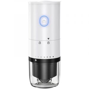 Machine &Agrave; Caf&eacute; Portable. Moulin &agrave; caf&eacute; recharable - Moulin &agrave; caf&eacute; &agrave; noyau en c&eacute;ramique, moulin &eacute;lectrique portable .Cafeti&egrave;re Nomade(White)