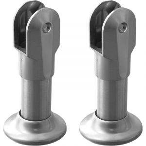 CCYKXA Support de s&eacute;paration WC en acier inoxydable pour urinoir mural et pieds de toilettes - Pieds antid&eacute;rapants anti-rayures avec charge &eacute;lev&eacute;e