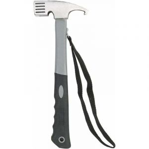 Marteau de Camping, Maillet de Camping, Extracteur de Piquets de Tente, Marteau Multifonction en Aluminium &agrave; Haute Teneur en Carbone avec Extracteur