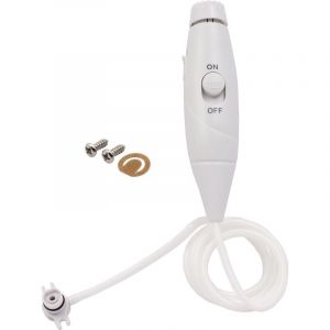 Tuyau et poign&eacute;e de rechange compatibles avec les hydropulseurs Waterpik WP-100, WP-300, WP-660, WP-662, WP-670, WP-672 et WP-900 compatibles avec