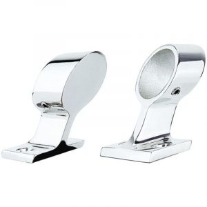 25MM Support Avant de Main Courante de Pont de Bateau, Raccord de Main Courante de Bateau en Acier Inoxydable Accessoires de Quincaillerie de Support