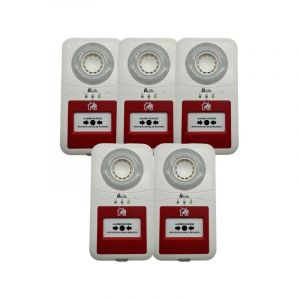 Jod1 - Kit 5 alarmes type 4 autonome à pile pour erp