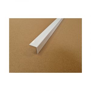Alucouleur - Lot 5 Cornières d'angle Alu Blanc Pur ral 9010 Brillant - Couleur Extérieur - Longueur 150cm (4.5cm x 5cm) de 1mm