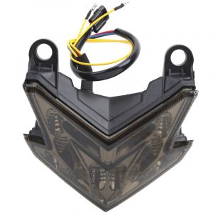 Jeffergarden Feu arri&egrave;re LED pour moto, garde-boue arri&egrave;re int&eacute;gr&eacute; adapt&eacute; &agrave; KAWASAKI KCWDZ800/ZX6R 1315 (fauve)