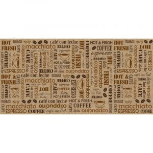 Tapis caf&eacute; 57cm x 115cm
