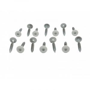 Kit de 50 vis 4,8 x 38 mm tork laquées pour bardage hpl - Coloris - Crème, Longueur de la vis - 38 mm, Surface couverte en m² - 6,25 - Crème