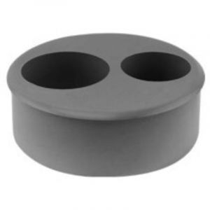 Bouchon de réduction double PVC - 110 - 40 - 40 mm, IBIDE