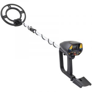 TONYSA D&eacute;tecteur de m&eacute;taux tout-terrain professionnel avec perche t&eacute;lescopique en m&eacute;tal, bobine de recherche &eacute;tanche, 4 modes de d&eacute;tection et