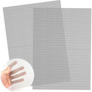 2 Pi&egrave;ces Wire Mesh Maille M&eacute;tallique Filtre 60x30 cm Grillage Fine Maille Grille M&eacute;tallique Maille Grille Maille Filtration Feuilles Filtre d'&eacute;cran