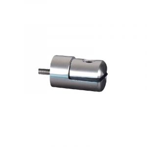 Qualite francaise] - Connecteur pince pour tôle de 1,5 à 4mm sur tube carré - Longueur 39,5mm - Inox 304 - à visser