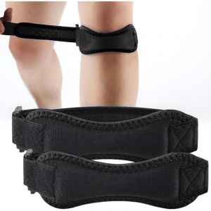 Genouill&egrave;re Rotulienne 2 Pi&egrave;ces, sangles de genou pour tendon rotulien,Genouill&egrave;re Sport R&eacute;glable, Genouill&egrave;re Sport pour Rotulienne Femme et Homme,
