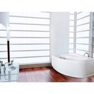 Besco Cornea 140 Baignoire Asym&eacute;trique Blanche 140x80 cm